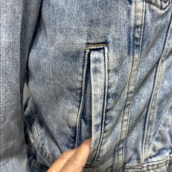 Free People Women's Rumors Denim Jacket - Picture 7 of 10